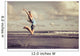 Teen Girl Jumping Beach Wall Decal