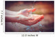 Woman's hands with water splash Wall Mural