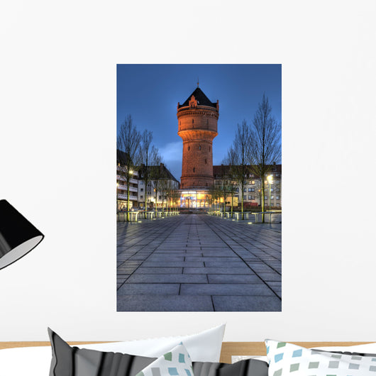 Water tower, Bremerhaven, Germany Wall Mural