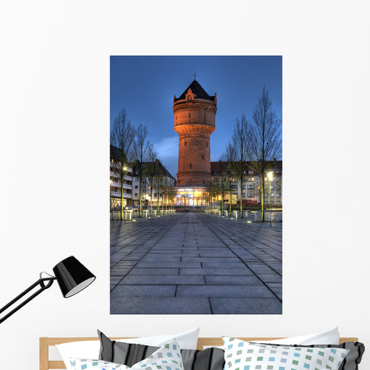 Water tower, Bremerhaven, Germany Wall Mural