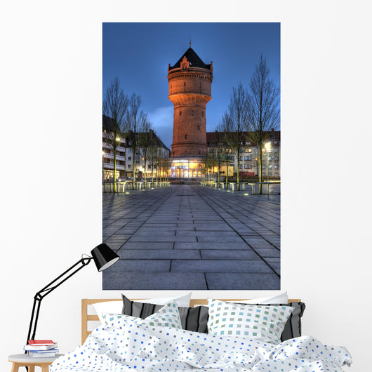 Water tower, Bremerhaven, Germany Wall Mural