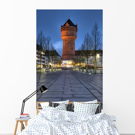 Water tower, Bremerhaven, Germany Wall Mural