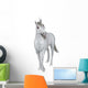 Curious White Unicorn Wall Decal