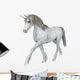 White Unicorn Wall Decal