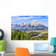 Grand Teton Mountains Scenic Wall Decal