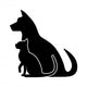 Silhouette Of Pets Wall Decal