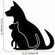 silhouette of pets Wall Decal