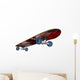 From Below Skateboard Wall Decal