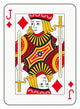Jack Of Diamonds Wall Decal