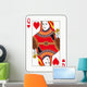 Queen of hearts Wall Decal