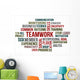Teamwork Word Cloud Wall Decal