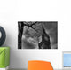 Grey-scale Big Ben Wall Mural
