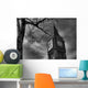 Grey-scale Big Ben Wall Mural