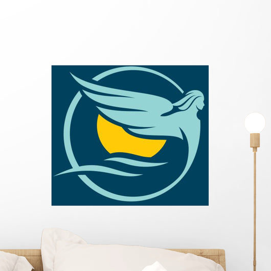 The spirit of the ocean sign Wall Mural