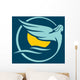 The spirit of the ocean sign Wall Mural
