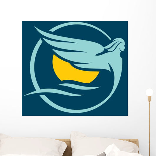 The spirit of the ocean sign Wall Mural