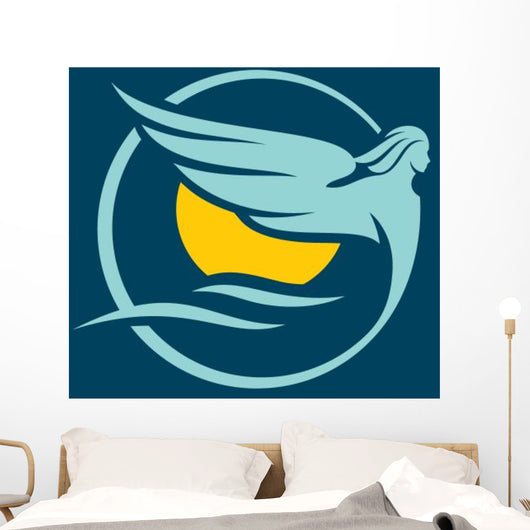 The spirit of the ocean sign Wall Mural