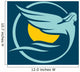 The spirit of the ocean sign Wall Mural
