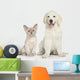Cat and Dog Wall Decal
