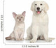 Cat and Dog Wall Decal