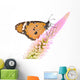 Monarch Butterfly on Flower Wall Decal