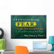 Fear Concept Choice Wall Decal
