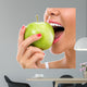 Woman Biting Green Apple Wall Decal