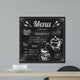 Teapot and Teacup Blackboard Wall Decal