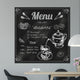 Teapot and Teacup Blackboard Wall Decal