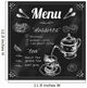 Teapot and Teacup Blackboard Wall Decal
