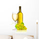 White Wine Grapes Wall Decal
