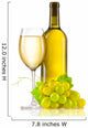 White Wine Grapes Wall Decal