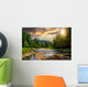 Forest River with Stones Wall Decal