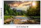 Forest River with Stones Wall Decal