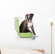 Boxer Dog at Studio Wall Decal