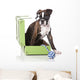 Boxer Dog at Studio Wall Decal