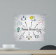 Human Resources Symbols Concrete Wall Decal