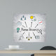 Human Resources Symbols Concrete Wall Decal