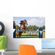 Equestrian Rider Jump Wall Mural