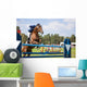 Equestrian Rider Jump Wall Mural