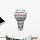Light Bulb and Idea Concept Wall Decal