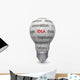 Light Bulb and Idea Concept Wall Decal