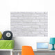 White Brick Wall Ad Wall Decal