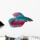 Siamese Fighting Fish White Wall Decal