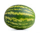 Watermelon Isolated On White Background Wall Decal