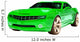 Concept Muscle Car Wall Decal