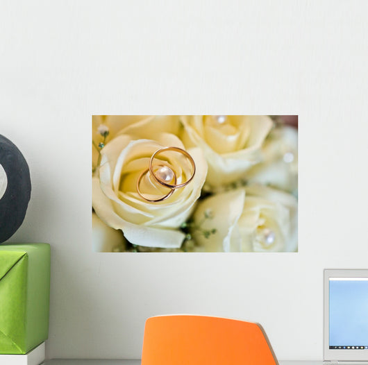 Wedding Rings Close-up Wall Decal