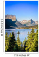 Vertical Landscape Mountain Range Wall Decal