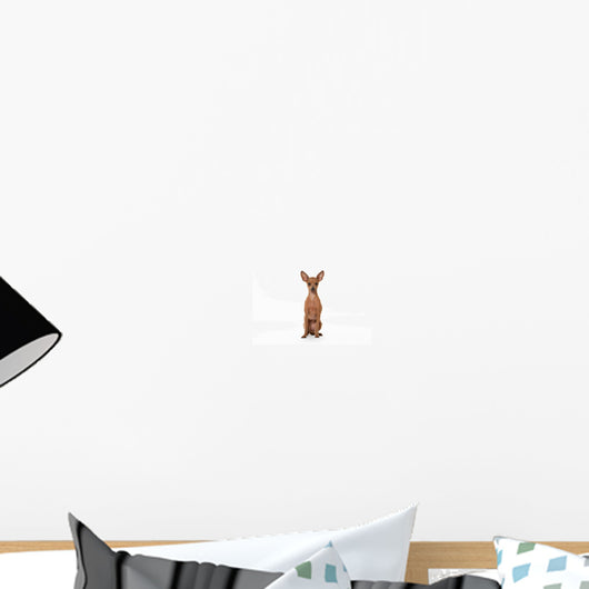 Russian Toy Terrier Puppy Wall Decal