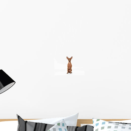 Russian Toy Terrier Puppy Wall Decal